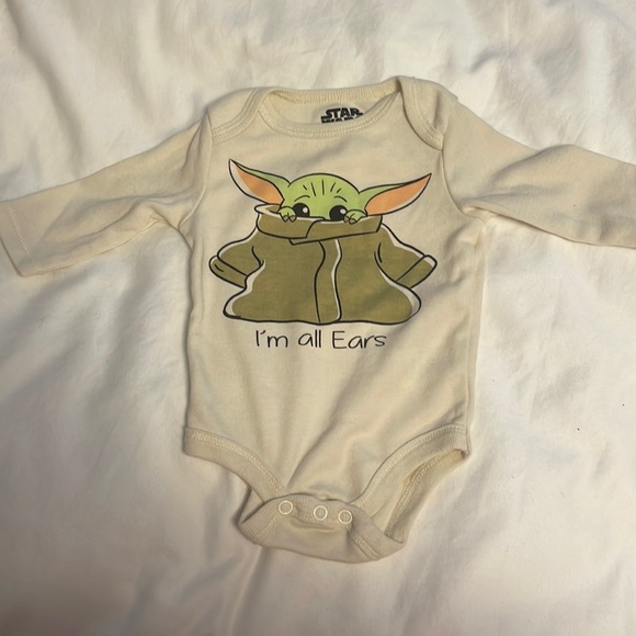 One Pieces Nwot Star Wars Baby Yoda Onesie Poshmark